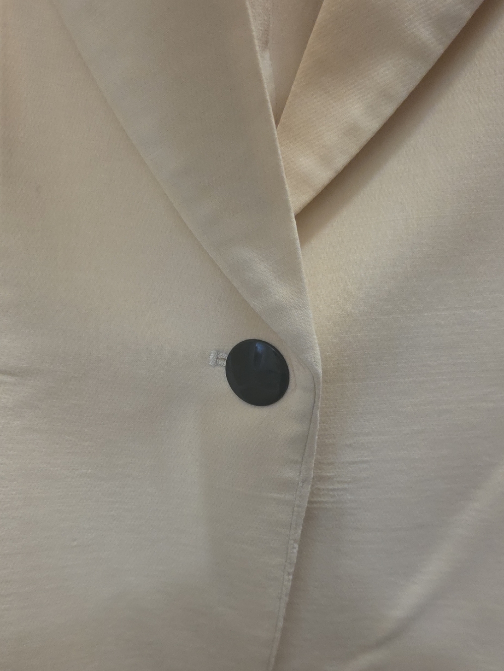Adam Lippes Cream Single-Button Blazer - Picture 3 of 7